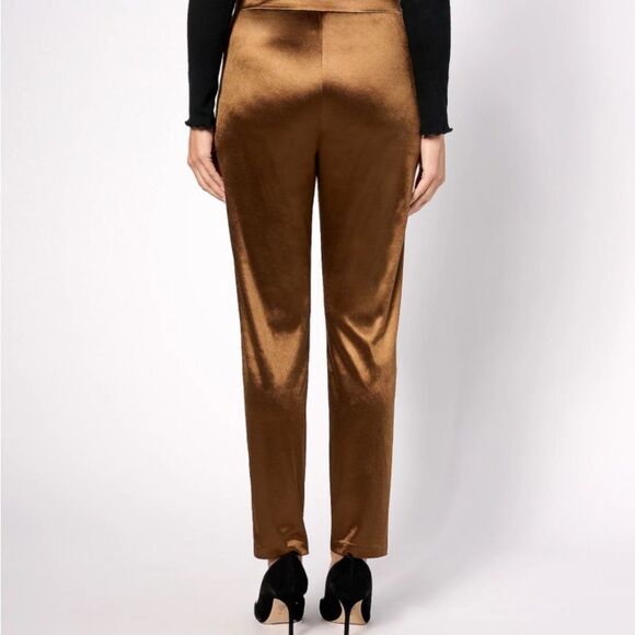 Isaac Mizrahi Live! Petite Always Isaac Knit Slim Straight Pants - Picture 2 of 6